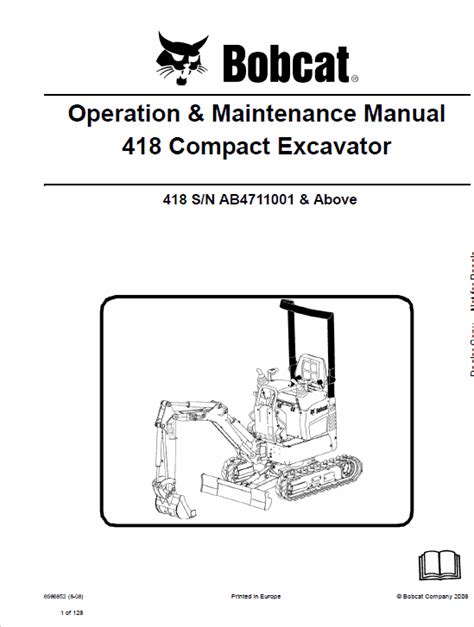 418 bobcat mini excavator|bobcat 418 manual.